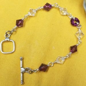 Crystal Rosette Bracelet!